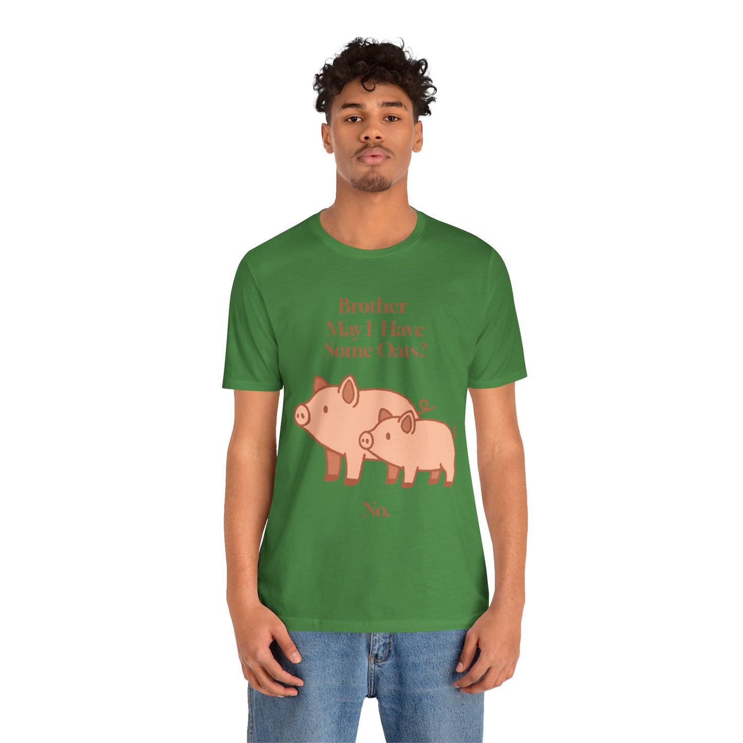 Brother May I Have Some Oats T-Shirt – Funny Viral Pig Meme Tee