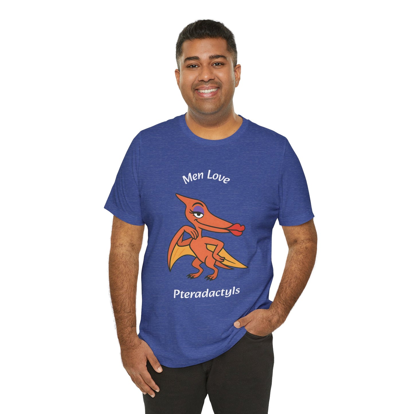 Men Love Pterodactyls Tee – Funny Dinosaur Graphic Shirt - WhimSpin - https://whimspin.com