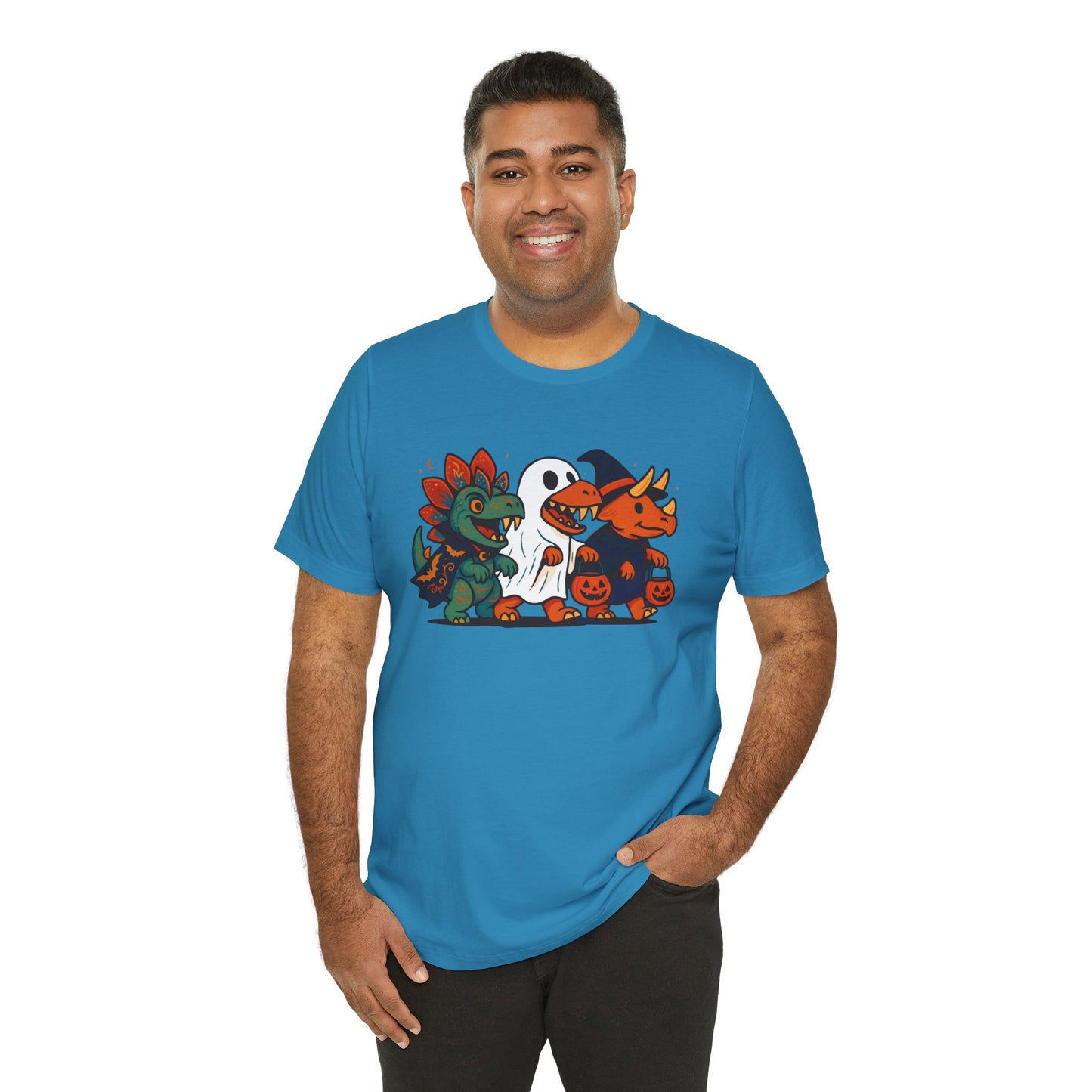 Halloween Dino Squad T-Shirt – Funny Trick-or-Treat Dinosaur Tee