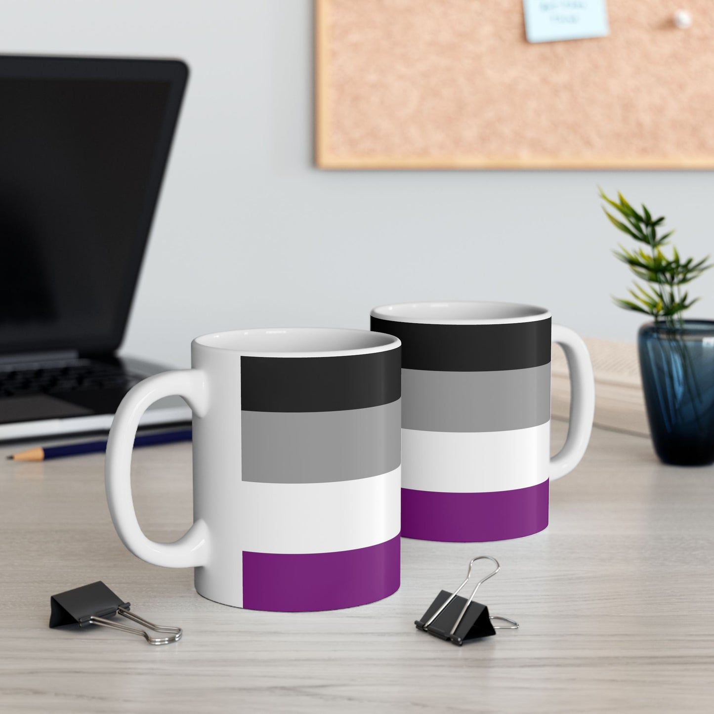 Asexual Pride Flag Mug – LGBTQ+ Ace Spectrum Ceramic Mug