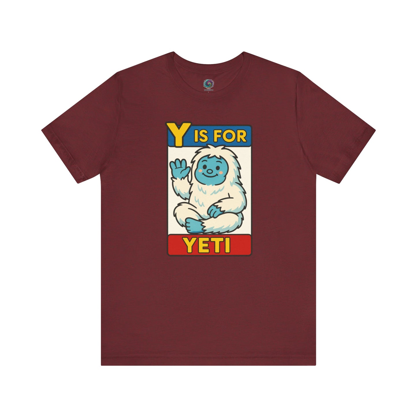 Y Is for Yeti T-Shirt – Cute Winter Monster Tee from the Monster Alphabet Series