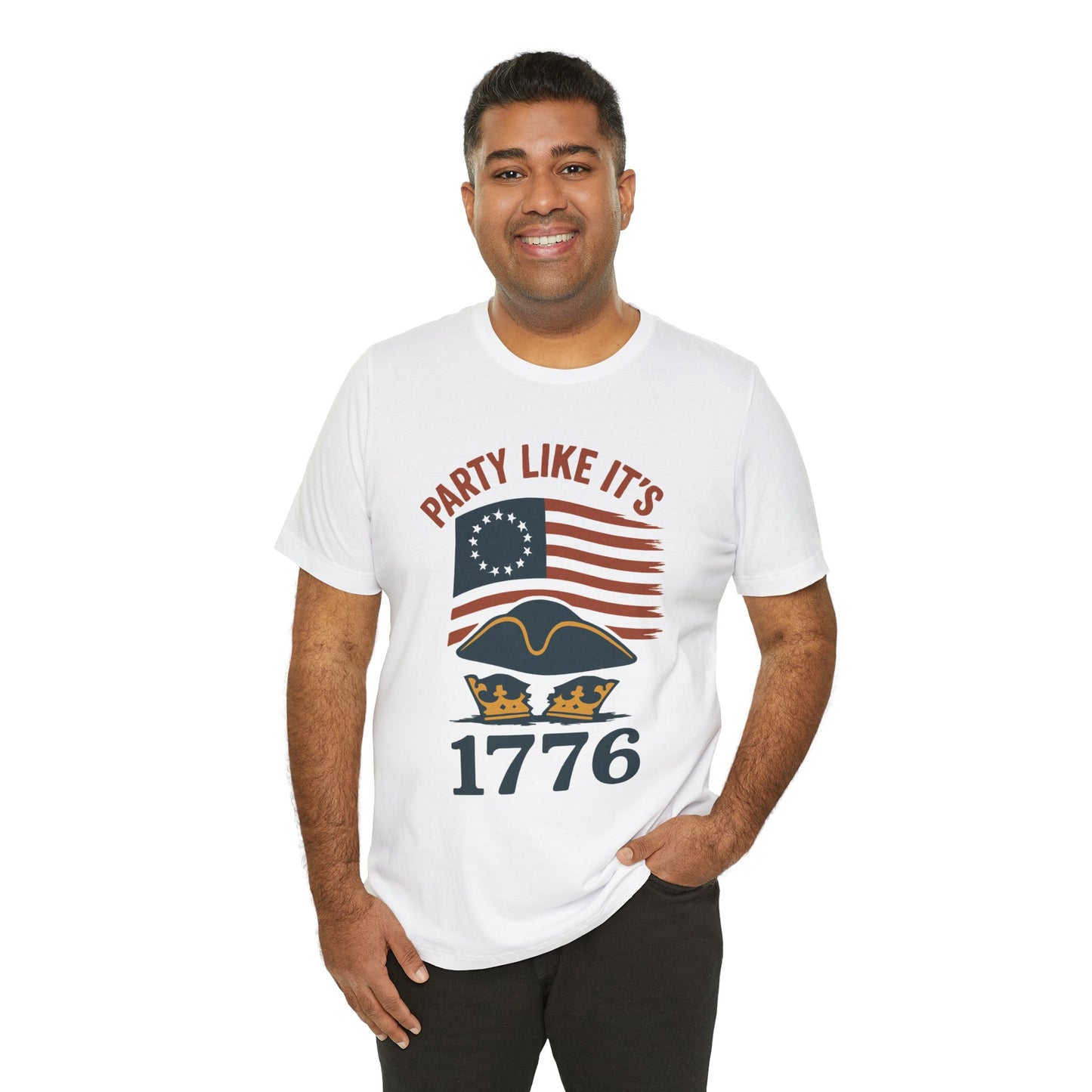 Party Like It’s 1776 T-Shirt – Revolutionary Spirit USA Tee - WhimSpin - https://whimspin.com