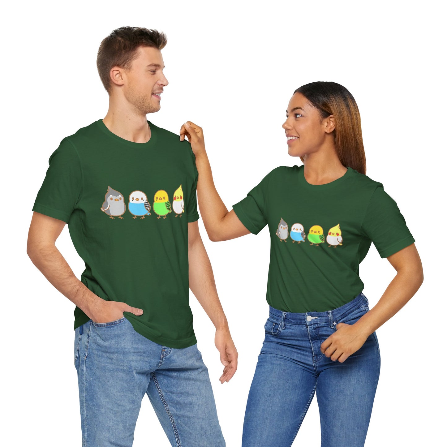 Chirpy Flock Bird T-Shirt – Cute Tee for Animal Lovers - WhimSpin - https://whimspin.com