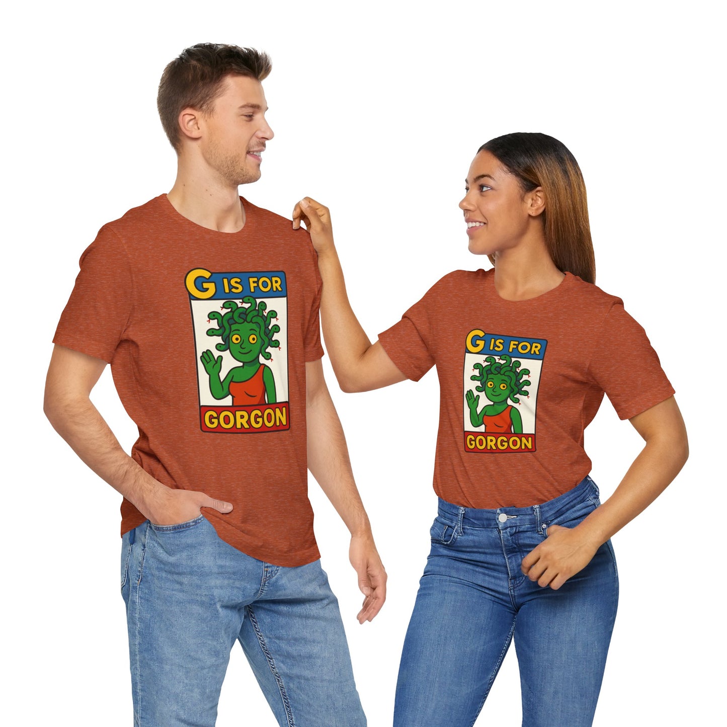 G Is for Gorgon T-Shirt – Funny Gorgon Legend Alphabet Tee
