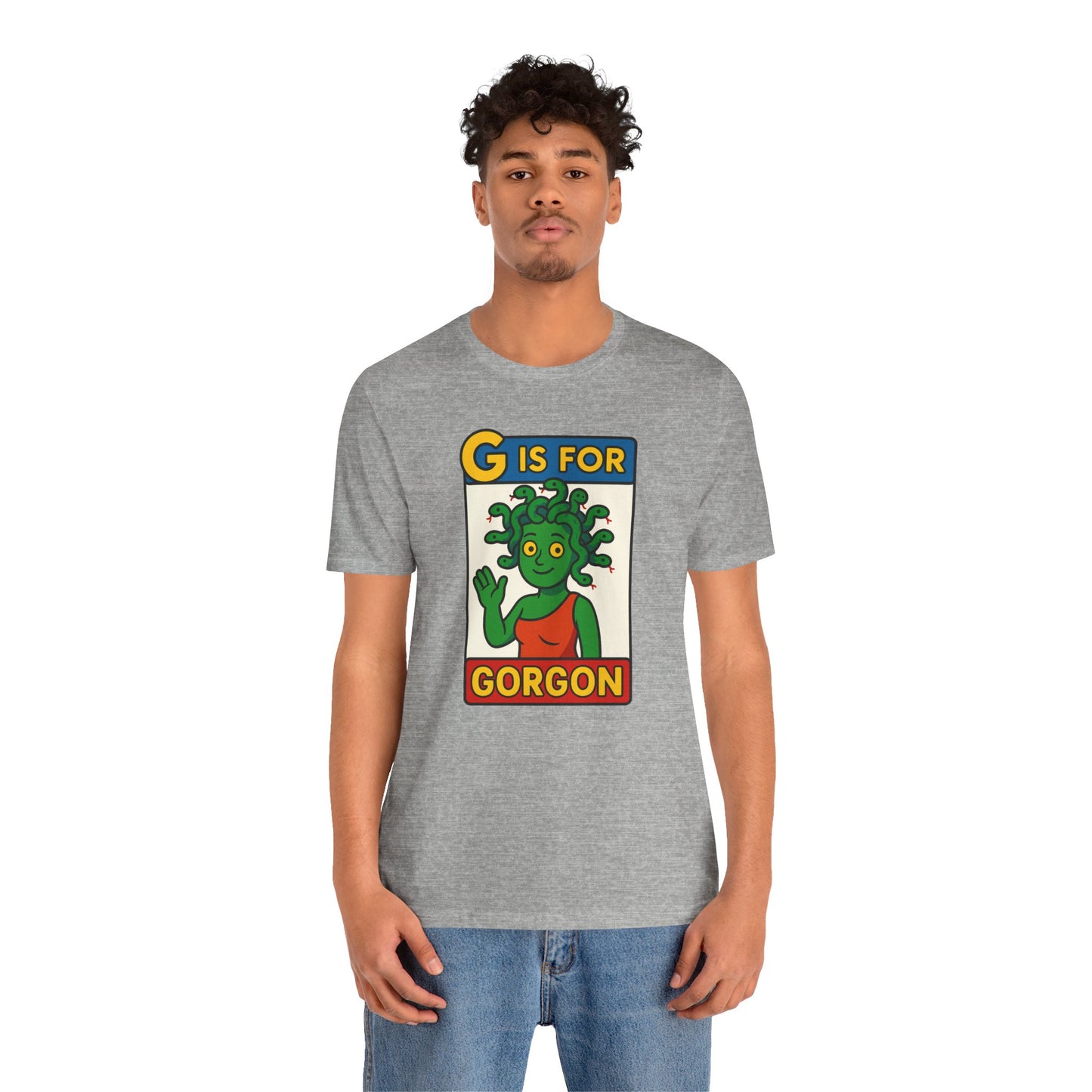 G Is for Gorgon T-Shirt – Funny Gorgon Legend Alphabet Tee