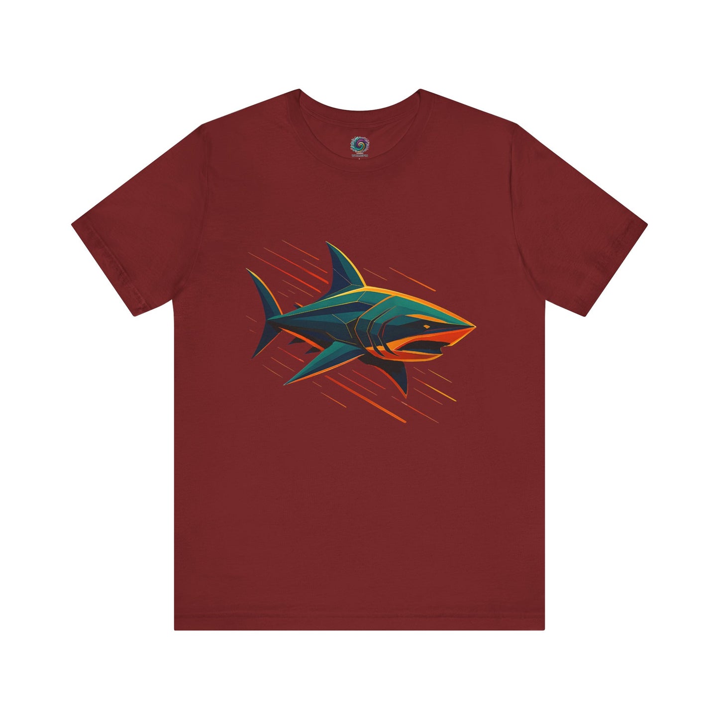 Electric Apex Shark T-Shirt – Bold Ocean Graphic Tee - WhimSpin - https://whimspin.com