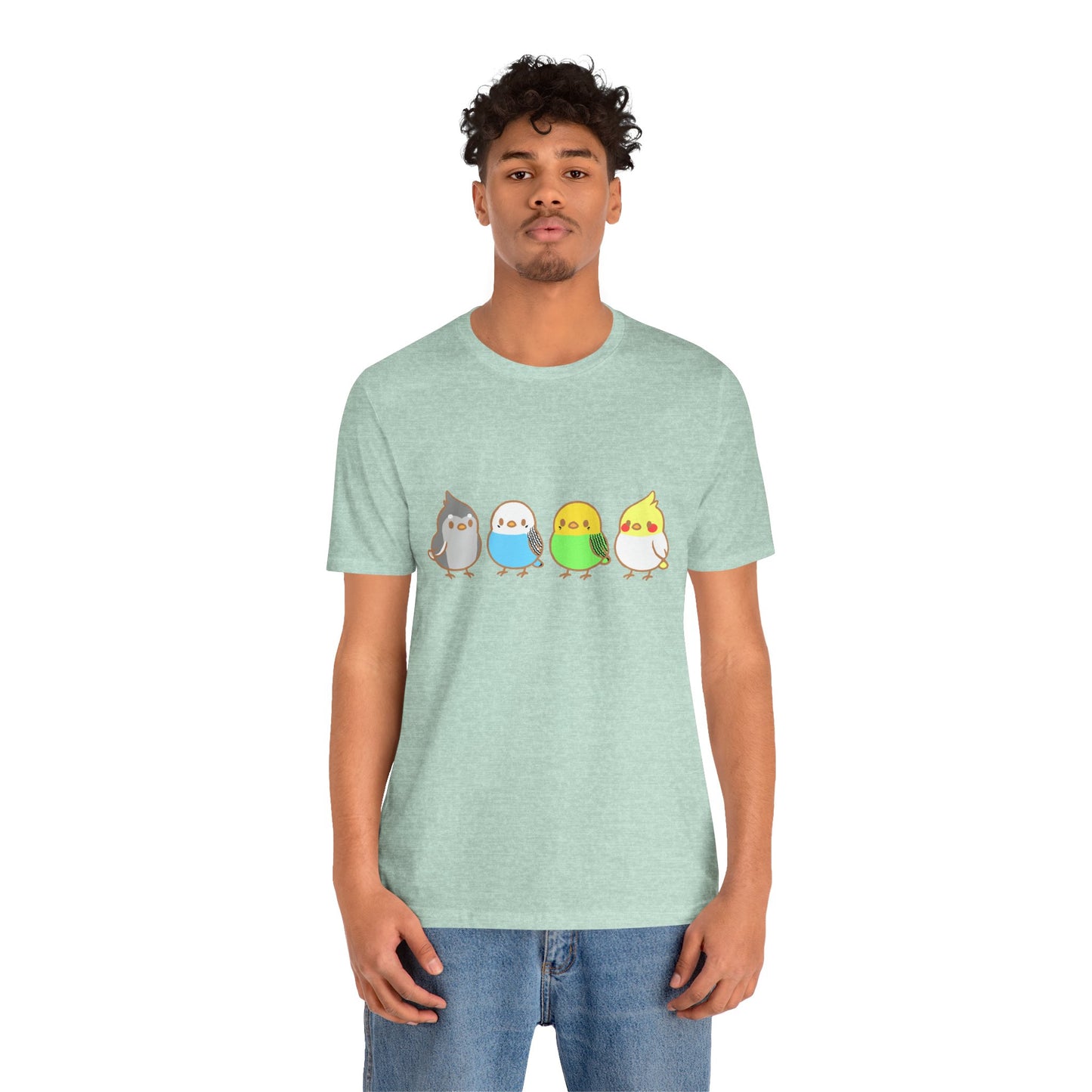 Chirpy Flock Bird T-Shirt – Cute Tee for Animal Lovers - WhimSpin - https://whimspin.com
