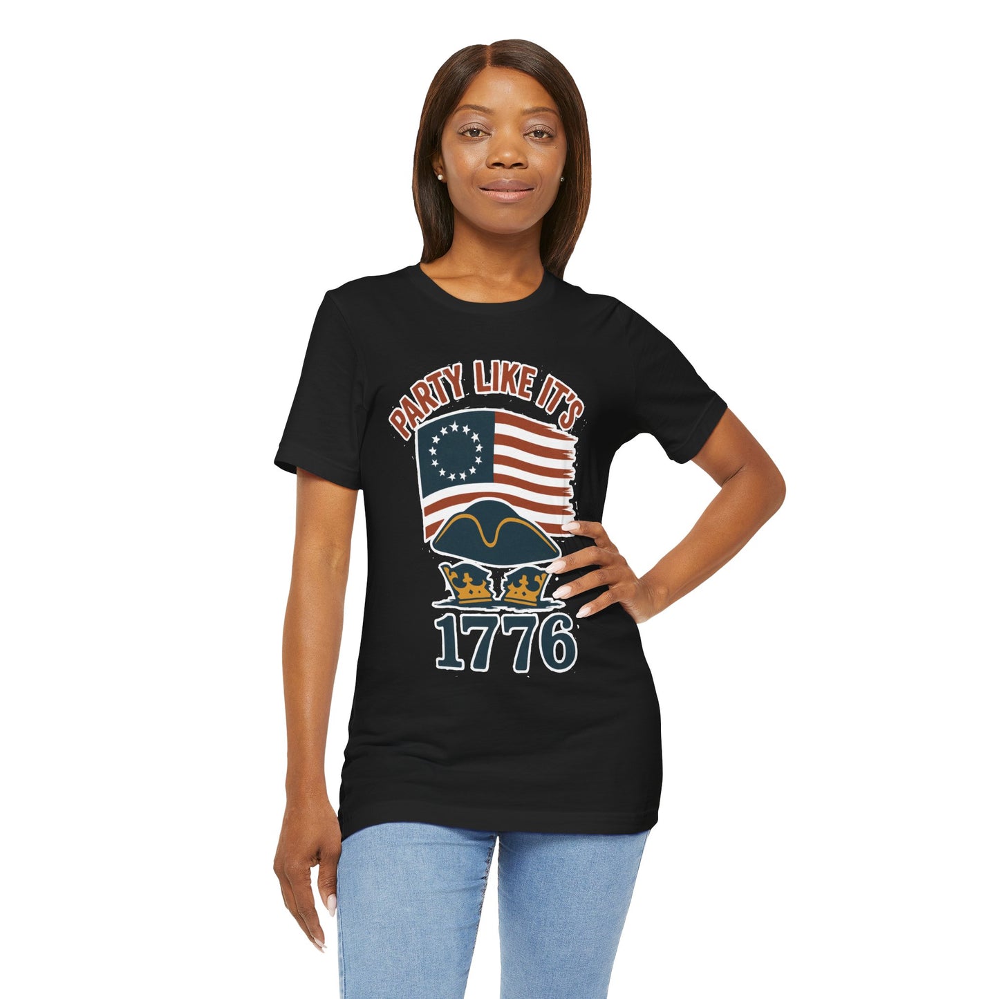 Party Like It’s 1776 T-Shirt – Revolutionary Spirit USA Tee - WhimSpin - https://whimspin.com