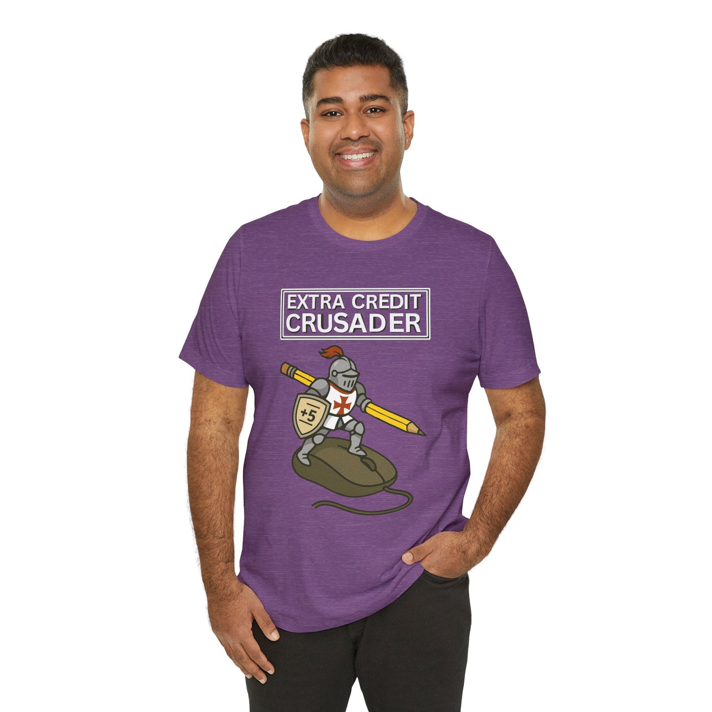 Extra Credit Crusader T-Shirt – Funny Back-to-School Teacher Tee