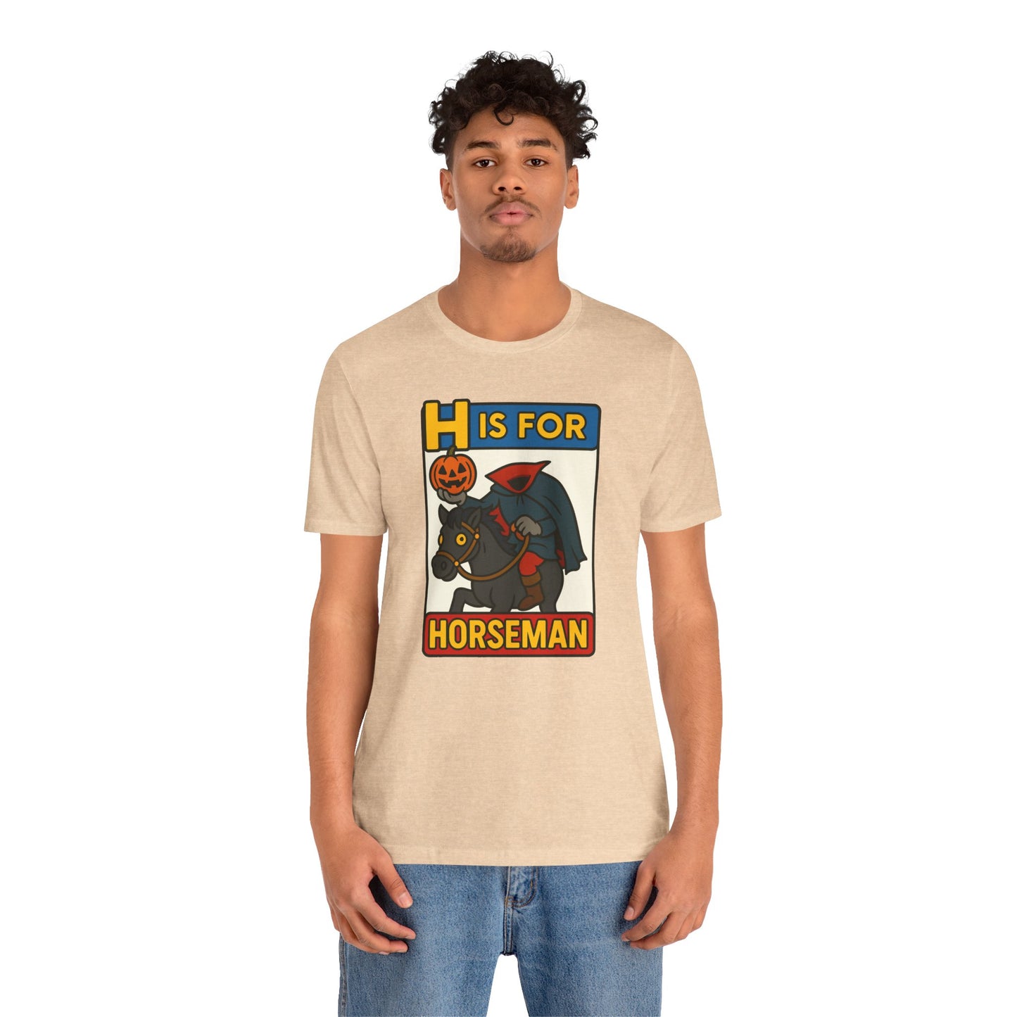 H Is for Horseman Shirt – Headless Horseman Halloween Tee