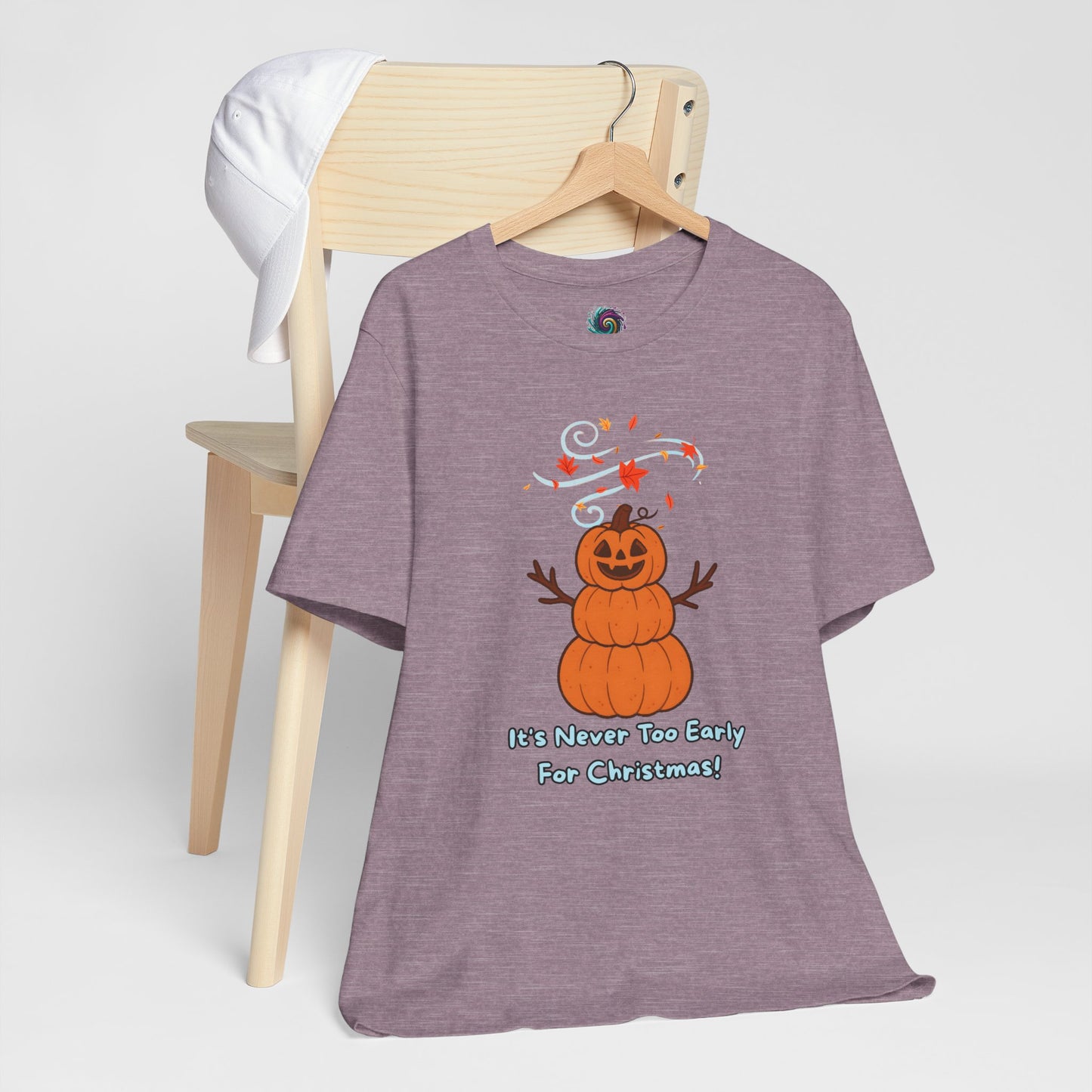 Pumpkin Snowman Shirt – Funny Halloween Christmas Mashup Tee