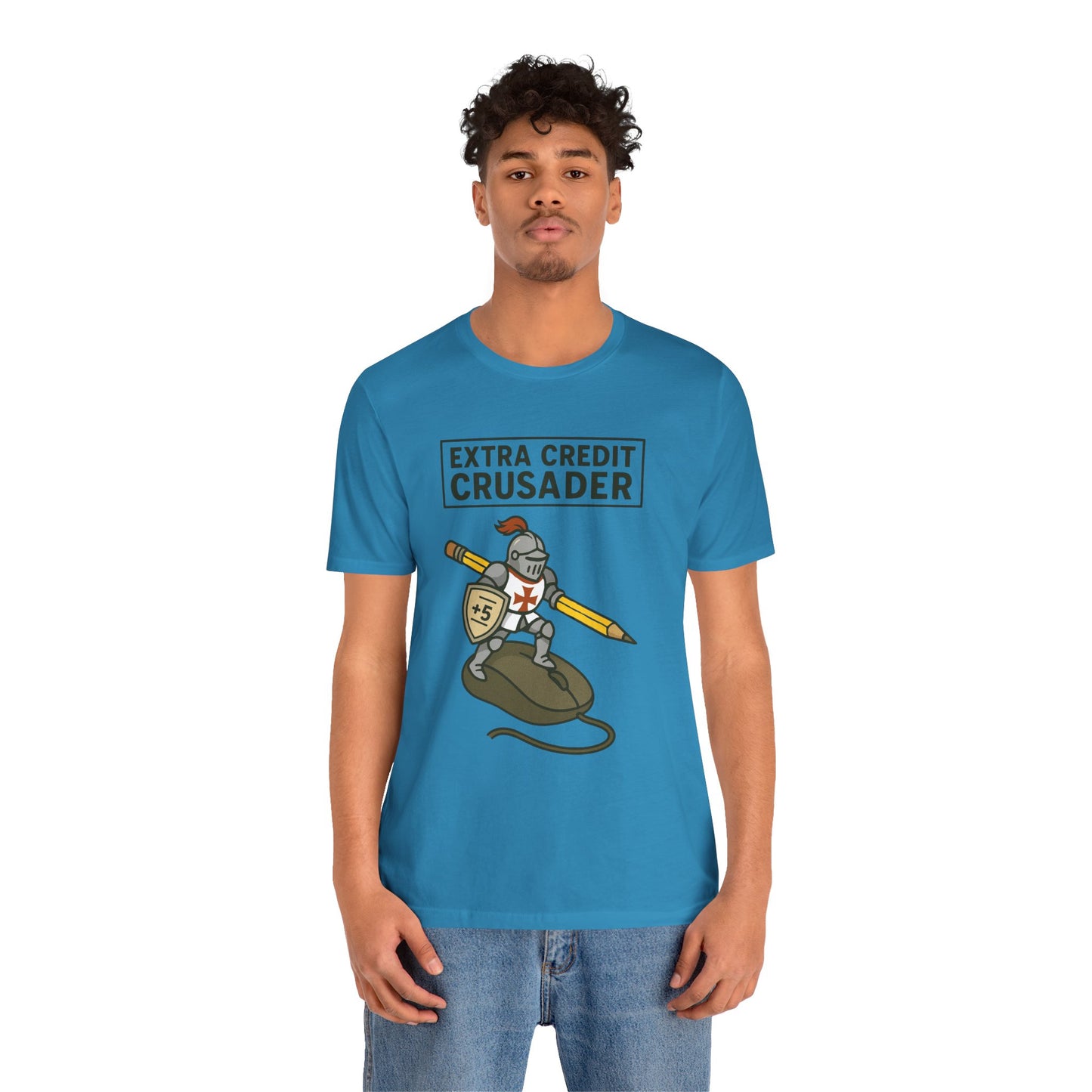 Extra Credit Crusader T-Shirt – Funny Back-to-School Teacher Tee
