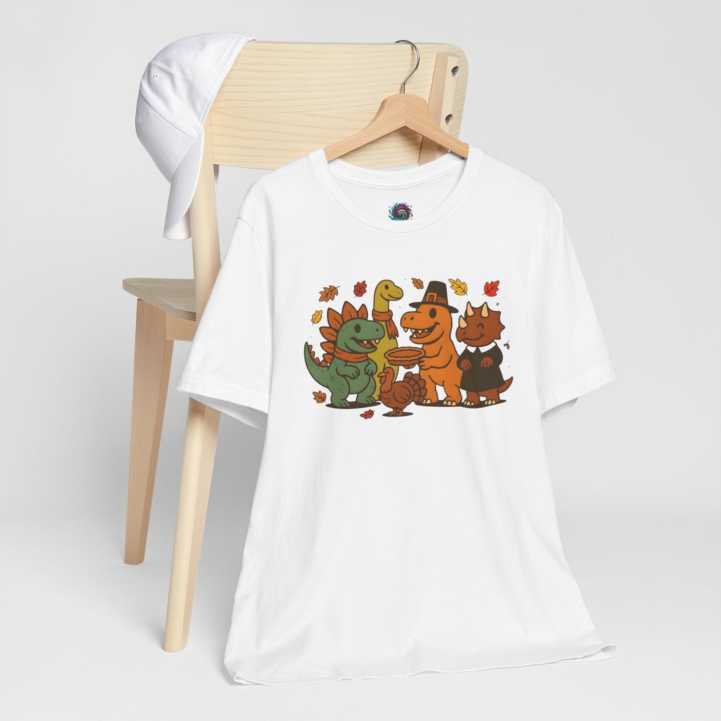 Thanksgiving Dinosaur T-Shirt – Funny Dino Thanksgiving Tee