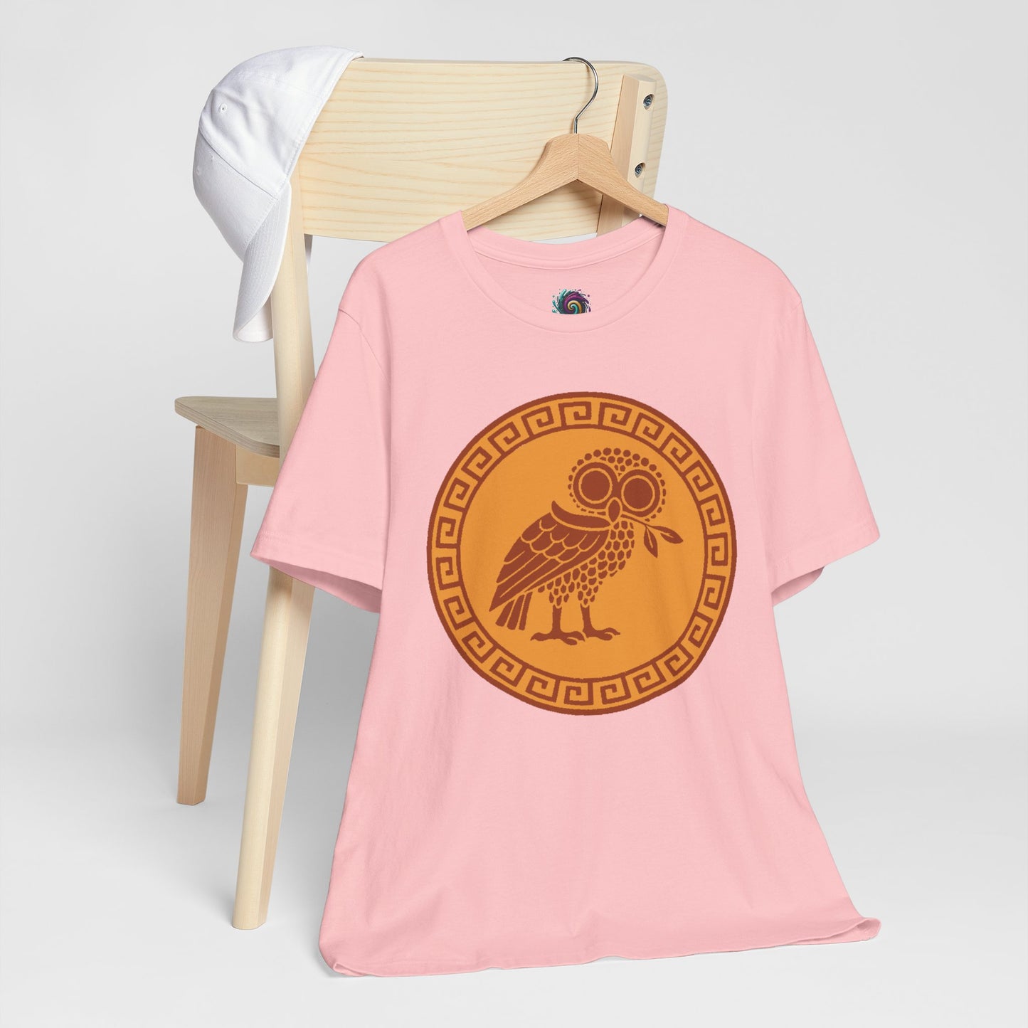 Athena’s Owl T-Shirt – Greek Mythology Bird Tee