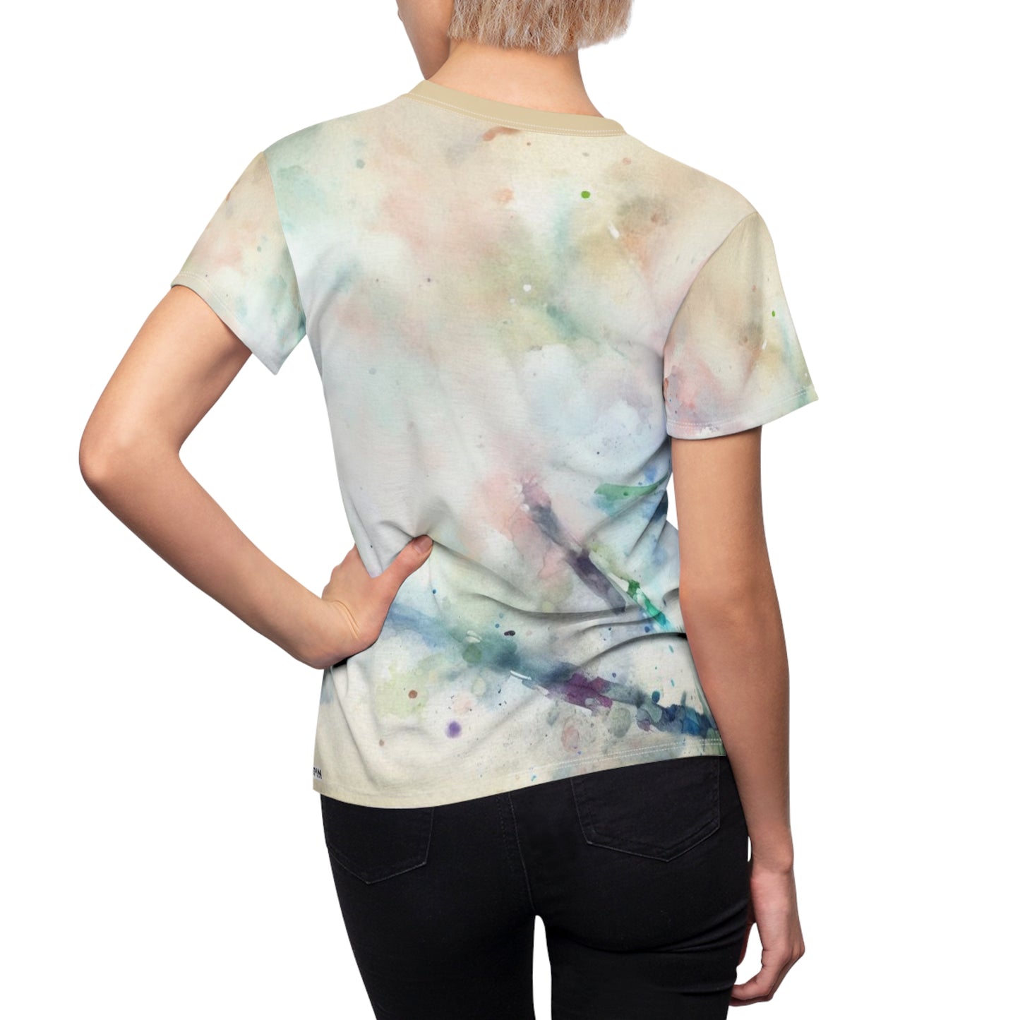 Watercolor Quetzal T-Shirt – Vibrant Nature Art Tee for Women