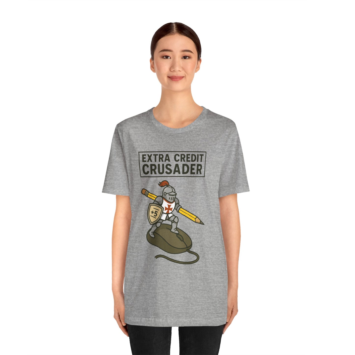 Extra Credit Crusader T-Shirt – Funny Back-to-School Teacher Tee