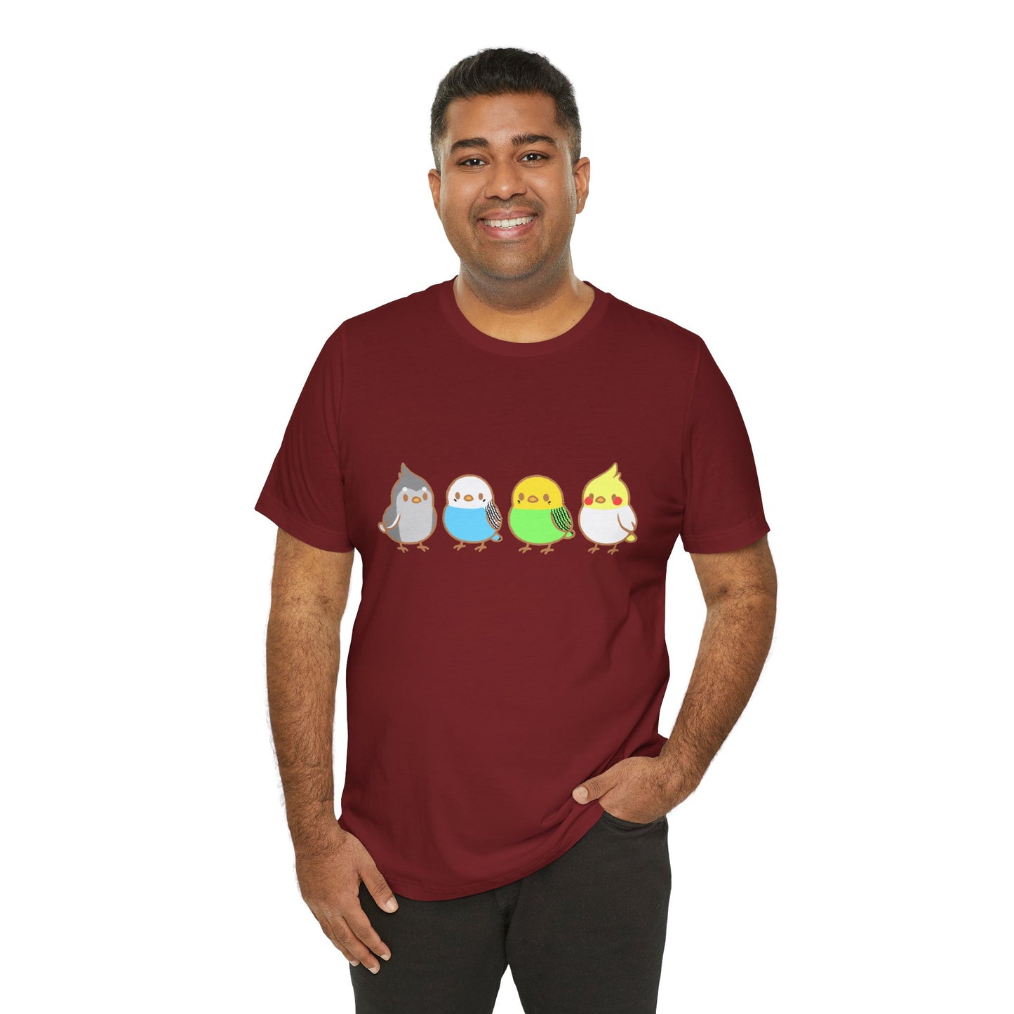 Chirpy Flock Bird T-Shirt – Cute Tee for Animal Lovers - WhimSpin - https://whimspin.com