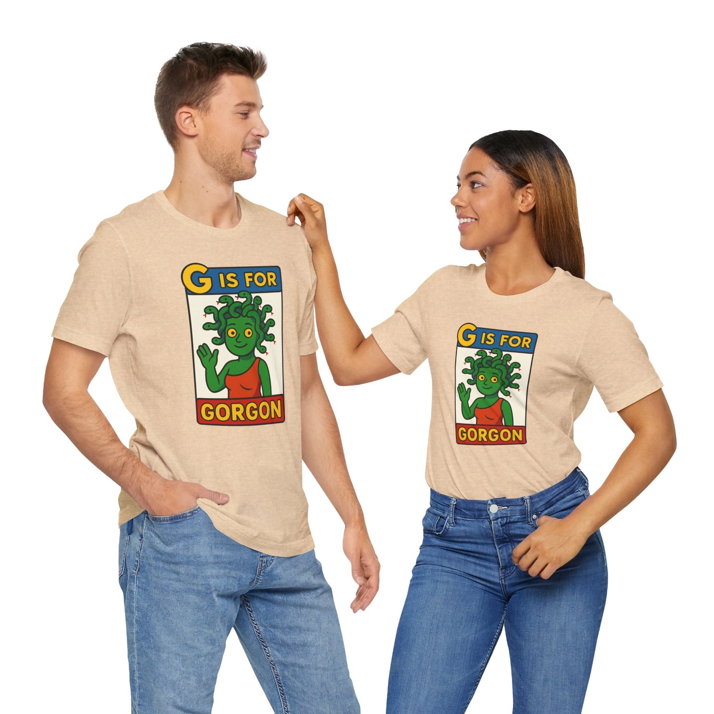 G Is for Gorgon T-Shirt – Funny Gorgon Legend Alphabet Tee