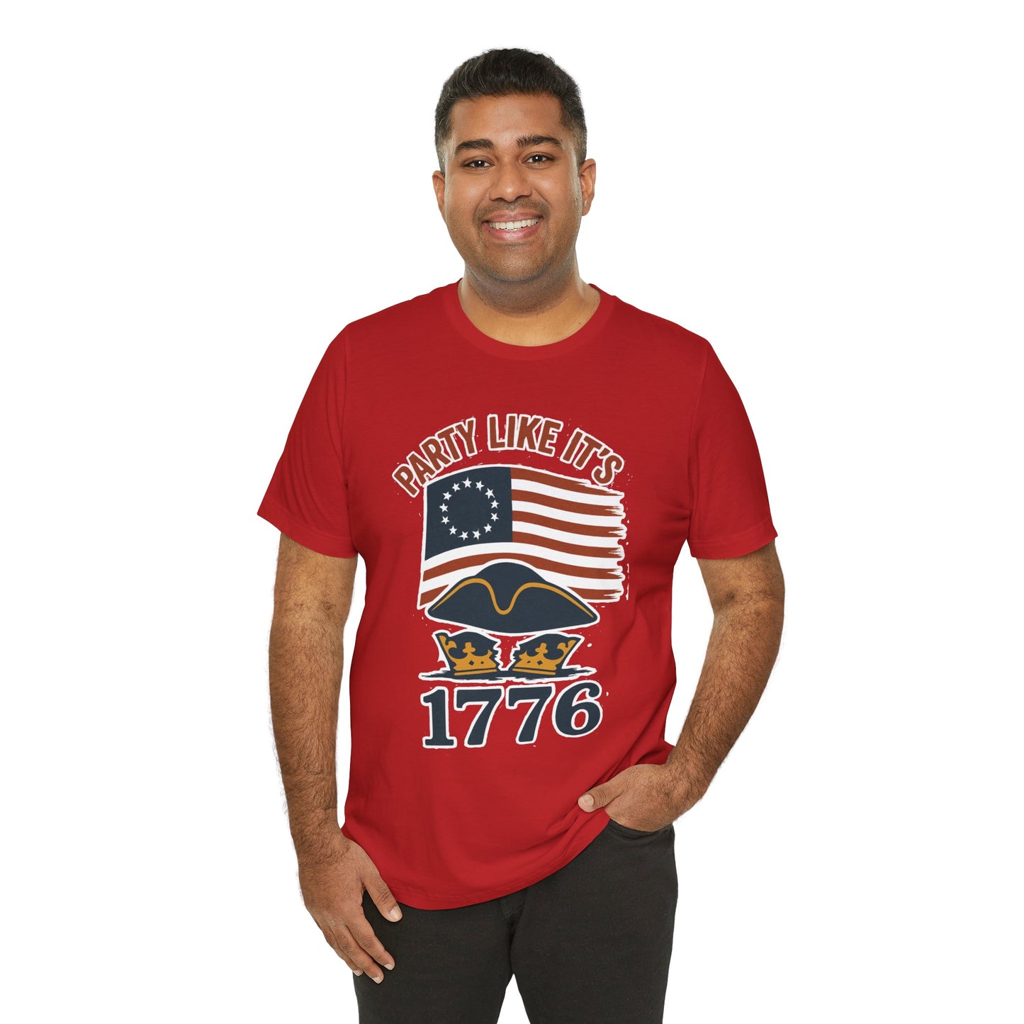 Party Like It’s 1776 T-Shirt – Revolutionary Spirit USA Tee - WhimSpin - https://whimspin.com
