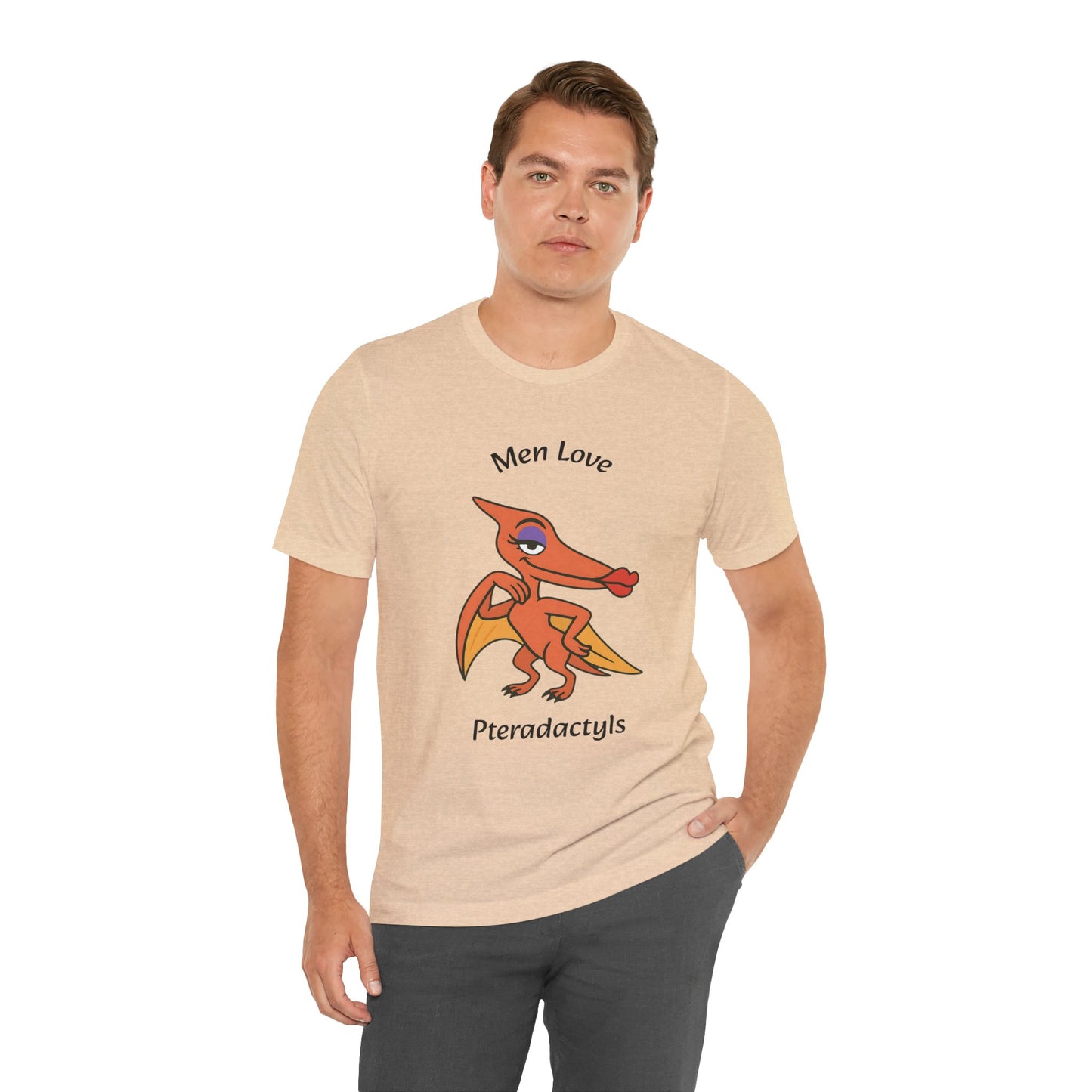Men Love Pterodactyls Tee – Funny Dinosaur Graphic Shirt - WhimSpin - https://whimspin.com