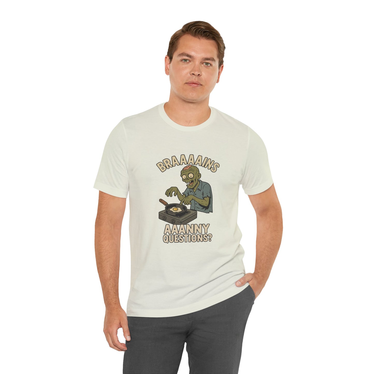 Zombie Brains on Drugs T-Shirt – Funny Halloween Cooking Tee