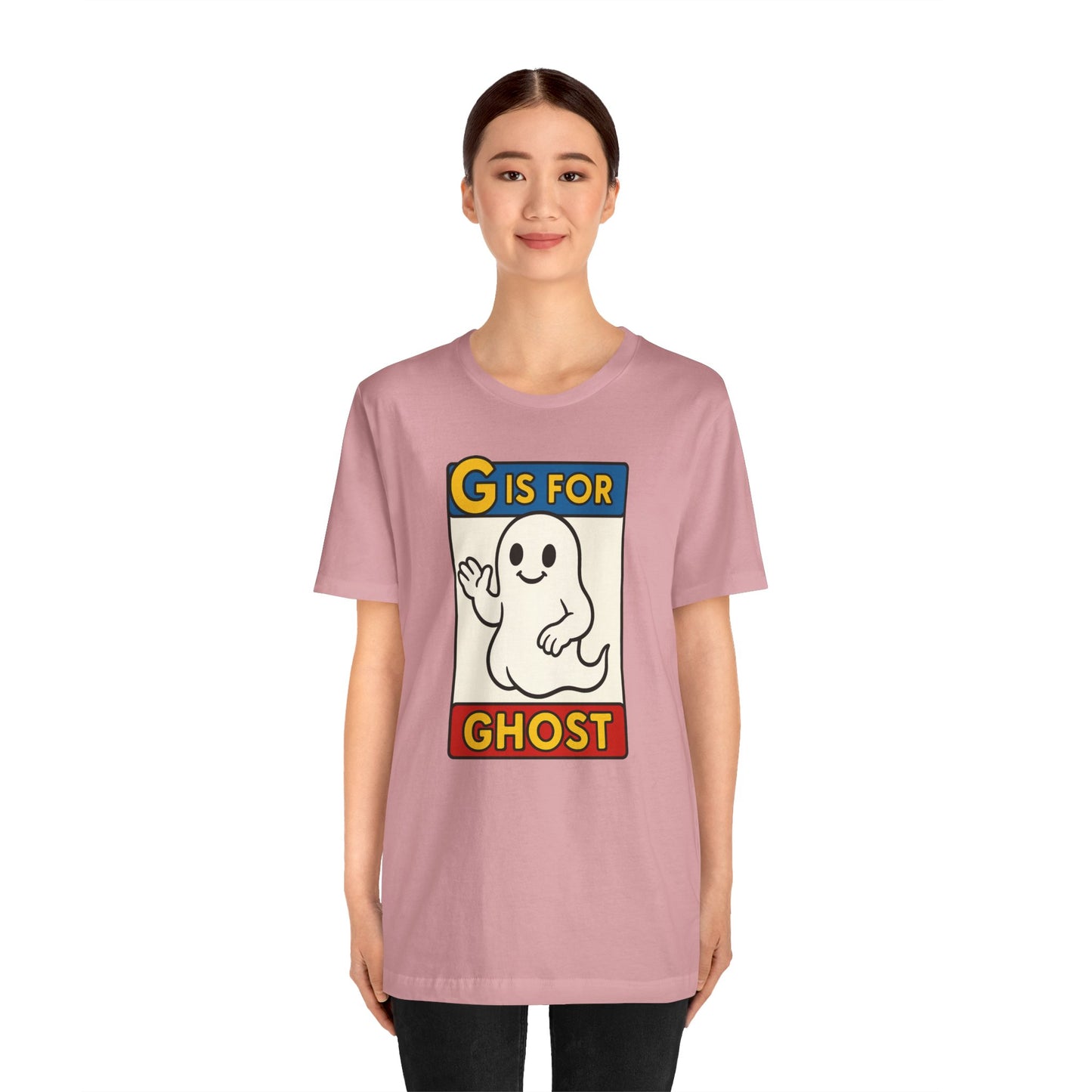 G Is for Ghost Shirt – Funny Monster Alphabet Halloween Tee