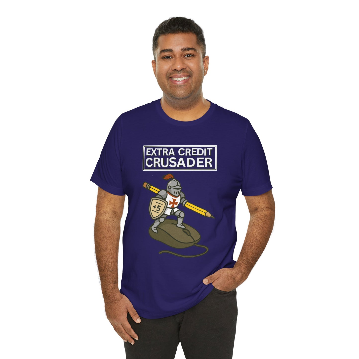 Extra Credit Crusader T-Shirt – Funny Back-to-School Teacher Tee