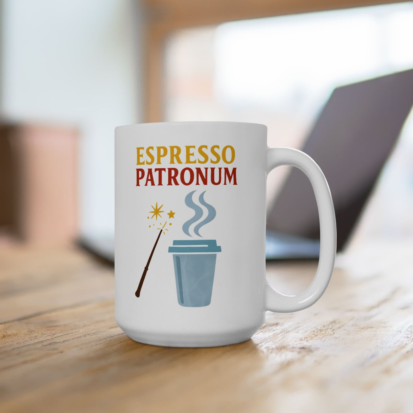 Espresso Patronum Coffee Mug – Funny Harry Potter Parody Gift for Coffee Lovers