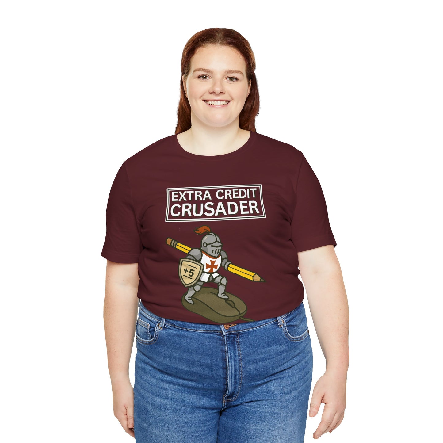 Extra Credit Crusader T-Shirt – Funny Back-to-School Teacher Tee