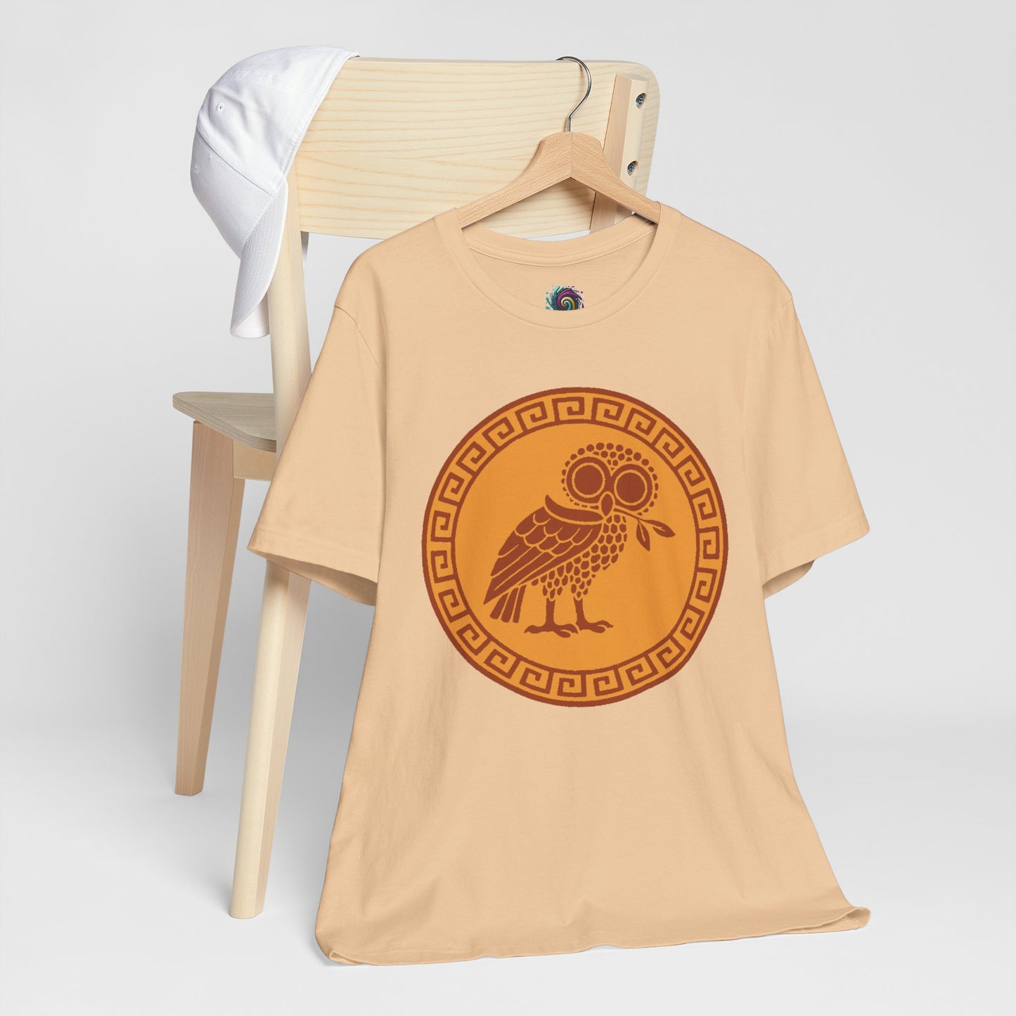 Athena’s Owl T-Shirt – Greek Mythology Bird Tee