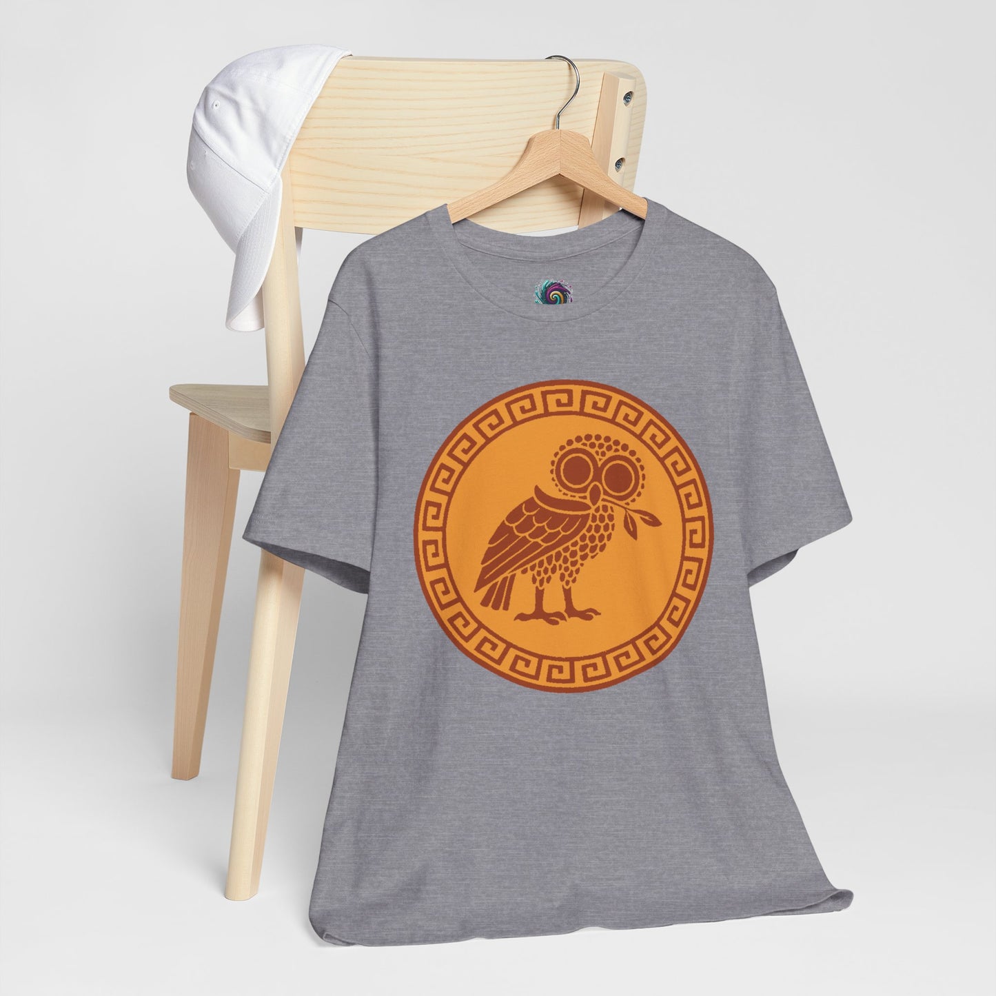 Athena’s Owl T-Shirt – Greek Mythology Bird Tee - WhimSpin - https://whimspin.com