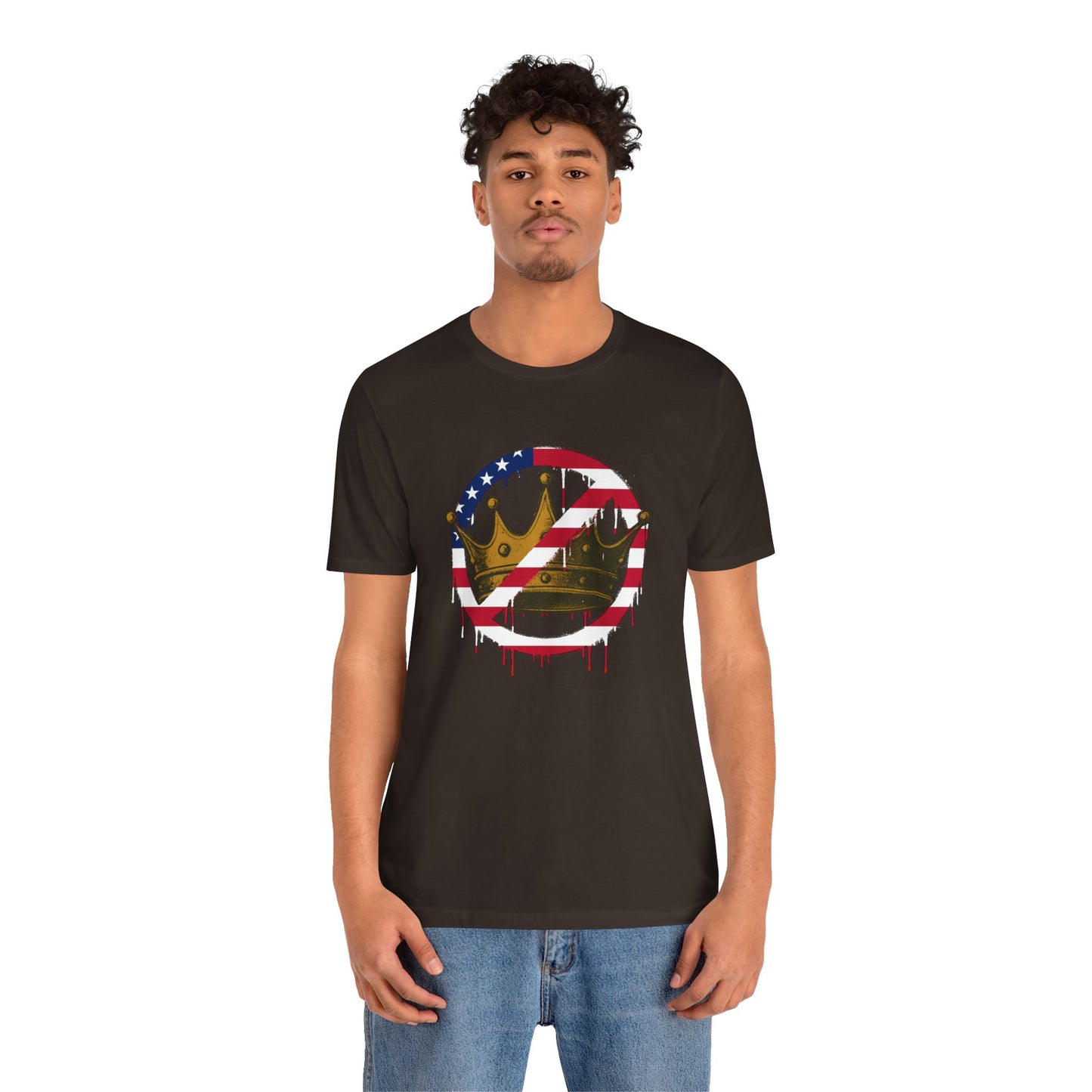 No Kings Protest T-Shirt – Anti-Authoritarian Democracy Graphic Tee