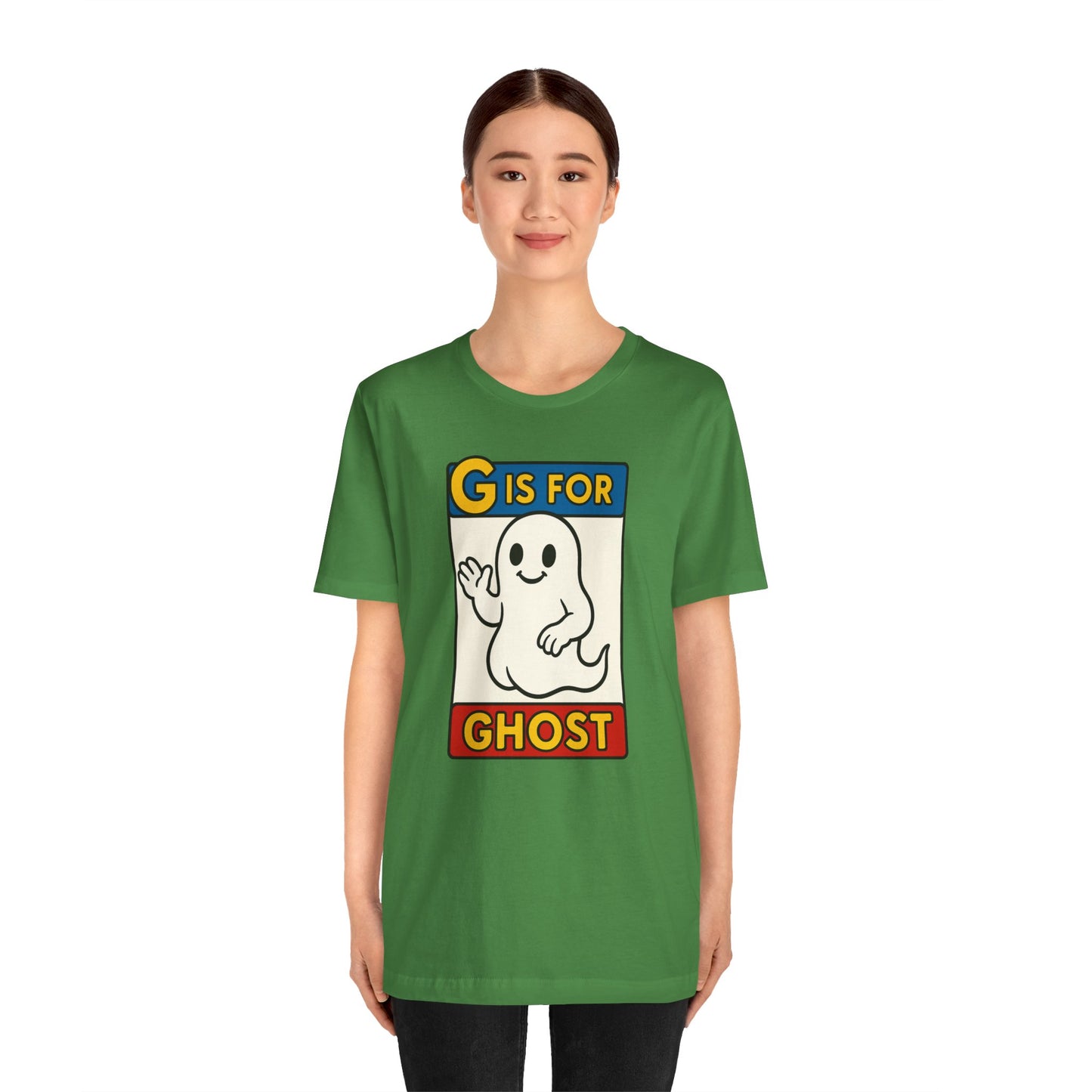 G Is for Ghost Shirt – Funny Monster Alphabet Halloween Tee