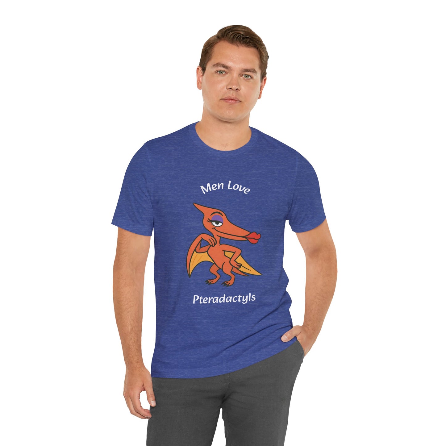 Men Love Pterodactyls Tee – Funny Dinosaur Graphic Shirt - WhimSpin - https://whimspin.com