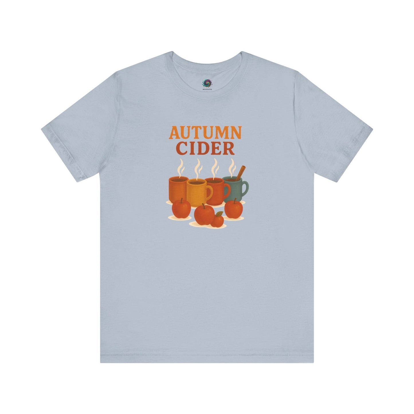 Autumn Cider T-Shirt – Cozy Fall Graphic Tee with Steaming Mugs