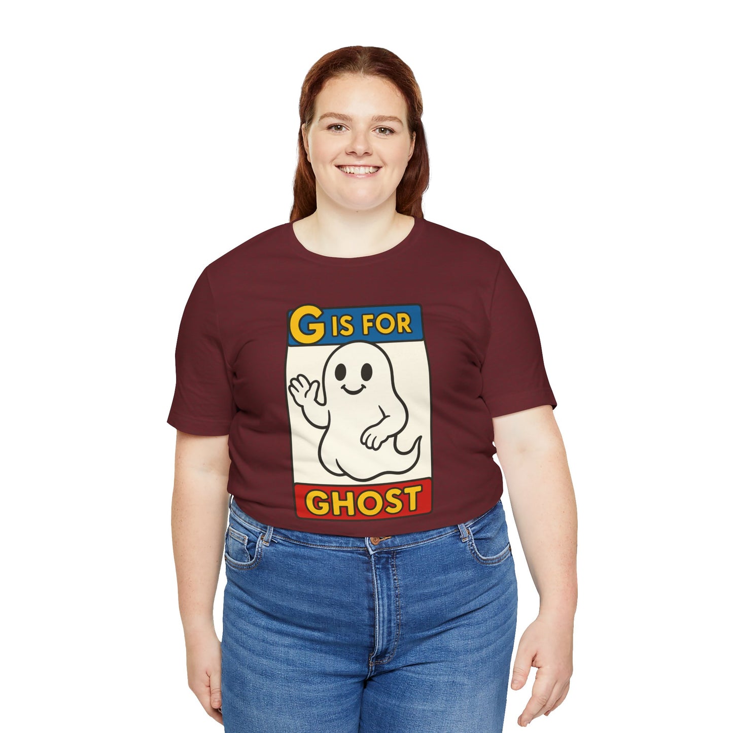 G Is for Ghost Shirt – Funny Monster Alphabet Halloween Tee