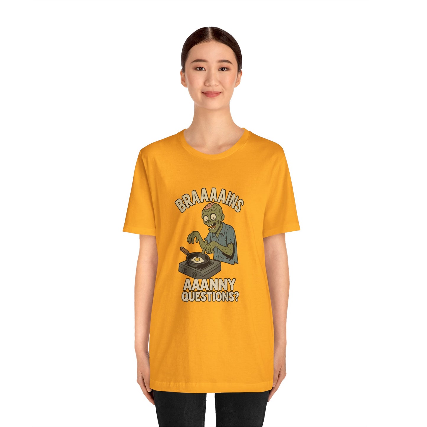 Zombie Brains on Drugs T-Shirt – Funny Halloween Cooking Tee