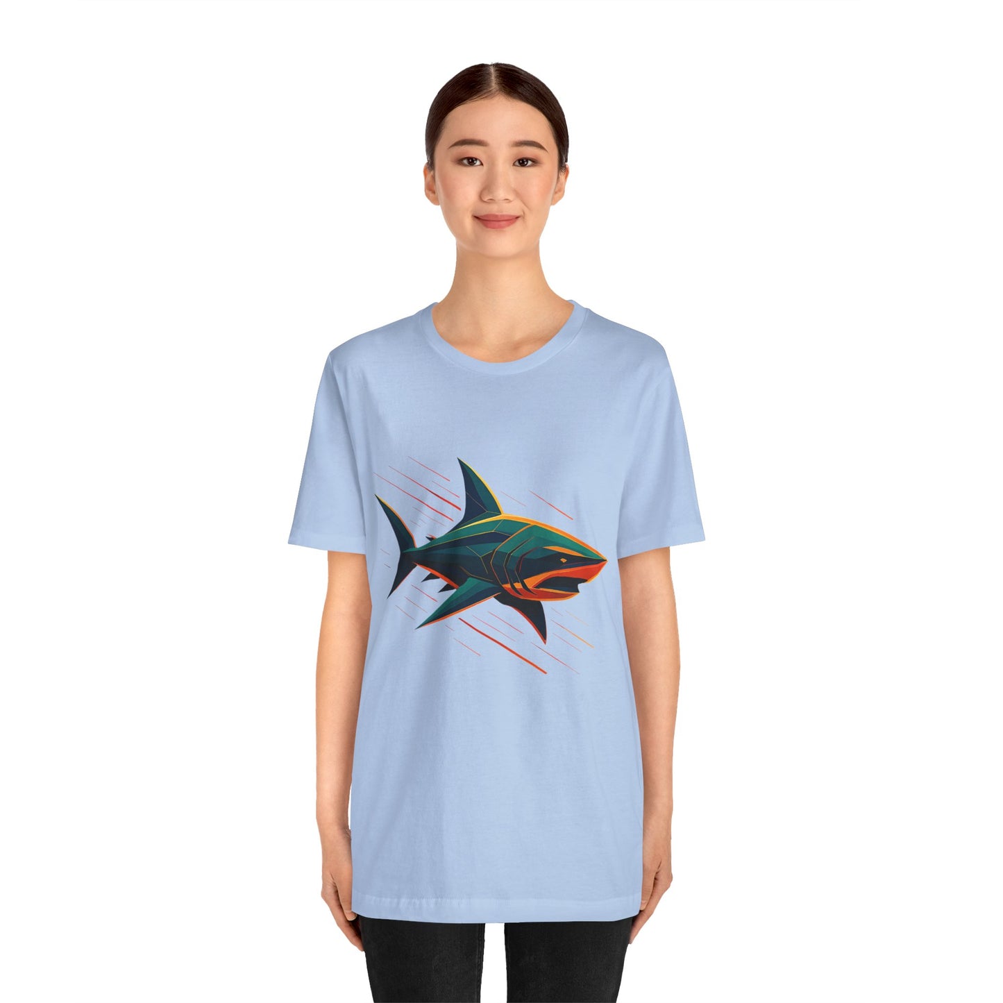 Electric Apex Shark T-Shirt – Bold Ocean Graphic Tee - WhimSpin - https://whimspin.com