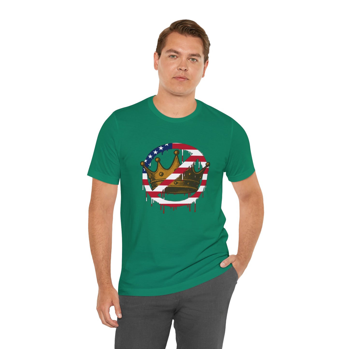 No Kings Protest T-Shirt – Anti-Authoritarian Democracy Graphic Tee