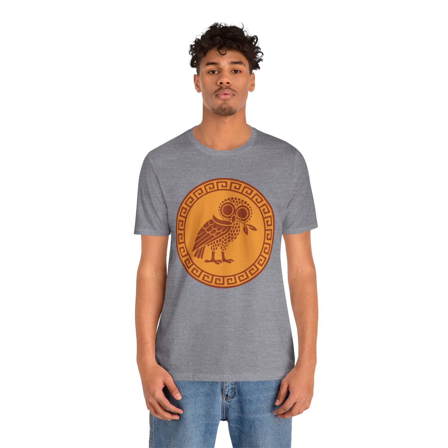Athena’s Owl T-Shirt – Greek Mythology Bird Tee