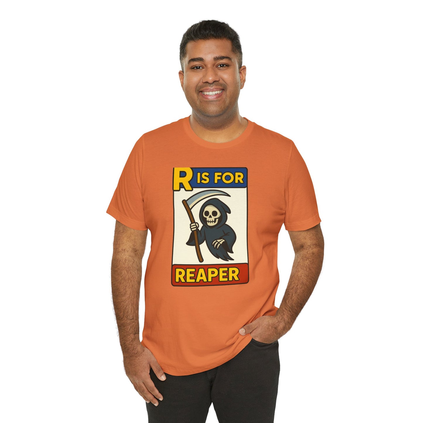 R Is for Reaper T-Shirt – Cute Grim Reaper Shirt from the Monster Alphabet Series