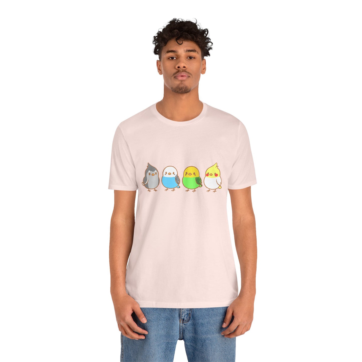 Chirpy Flock Bird T-Shirt – Cute Tee for Animal Lovers - WhimSpin - https://whimspin.com