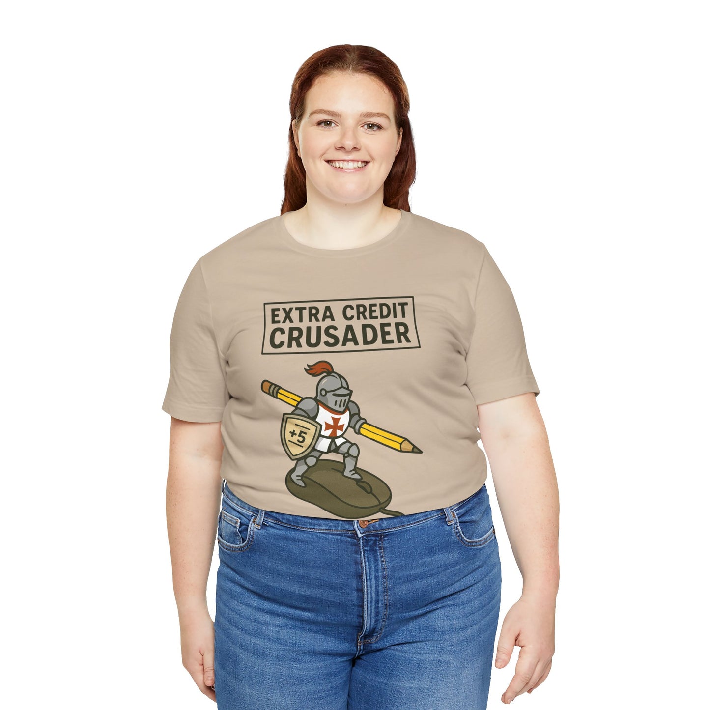 Extra Credit Crusader T-Shirt – Funny Back-to-School Teacher Tee