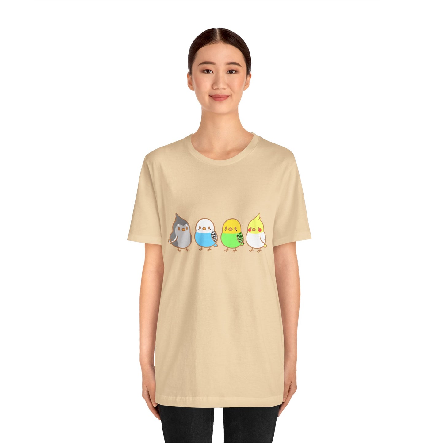 Chirpy Flock Bird T-Shirt – Cute Tee for Animal Lovers - WhimSpin - https://whimspin.com