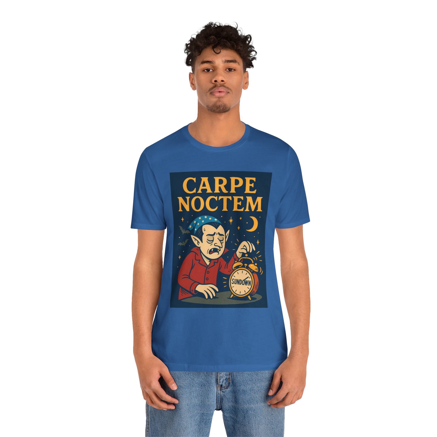 Carpe Noctem Vampire T-Shirt – Funny Halloween Tee for Night Owls