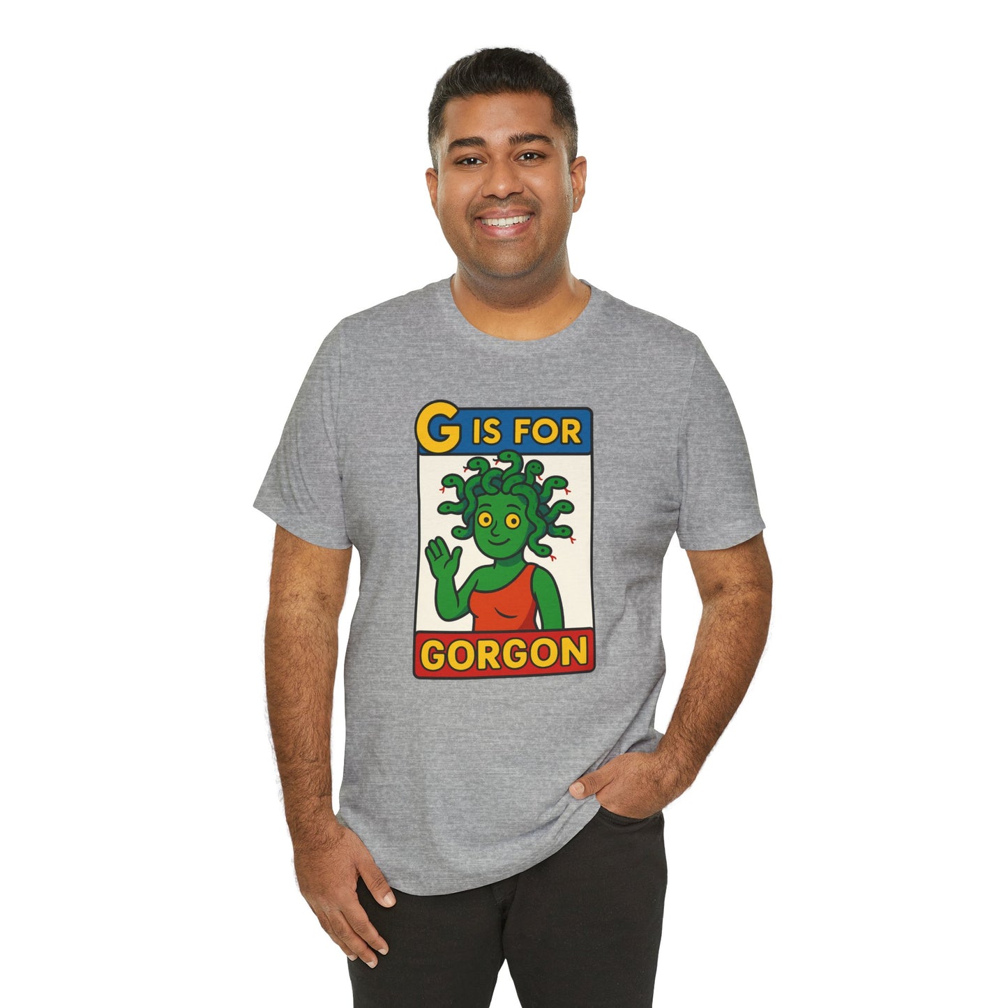 G Is for Gorgon T-Shirt – Funny Gorgon Legend Alphabet Tee
