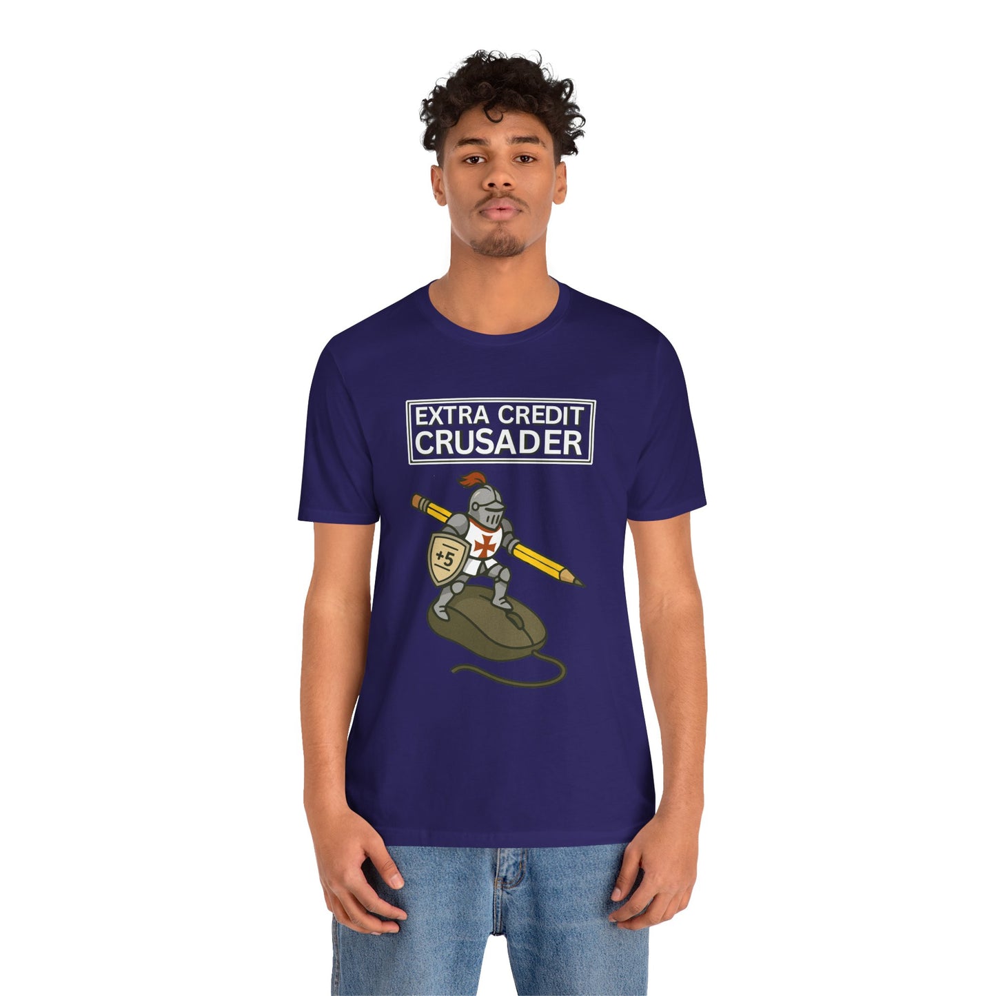 Extra Credit Crusader T-Shirt – Funny Back-to-School Teacher Tee