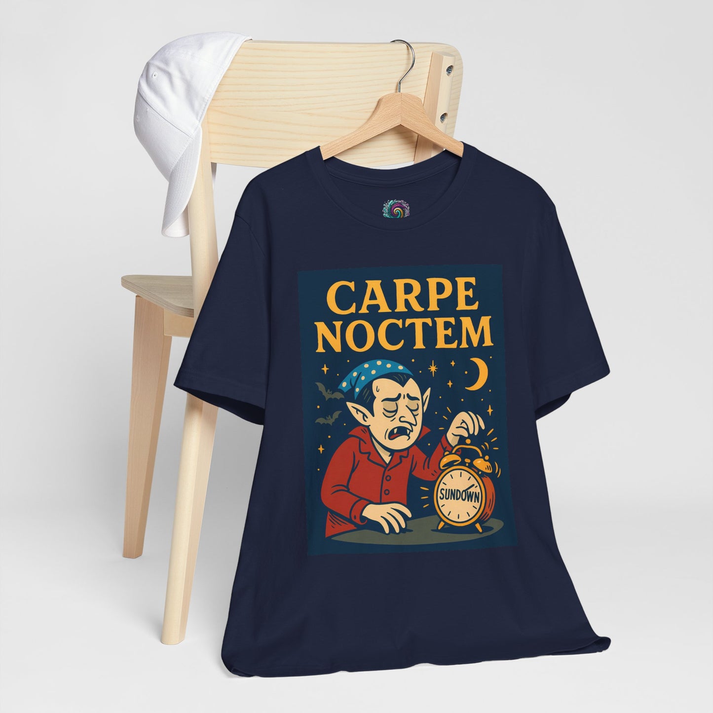 Carpe Noctem Vampire T-Shirt – Funny Halloween Tee for Night Owls