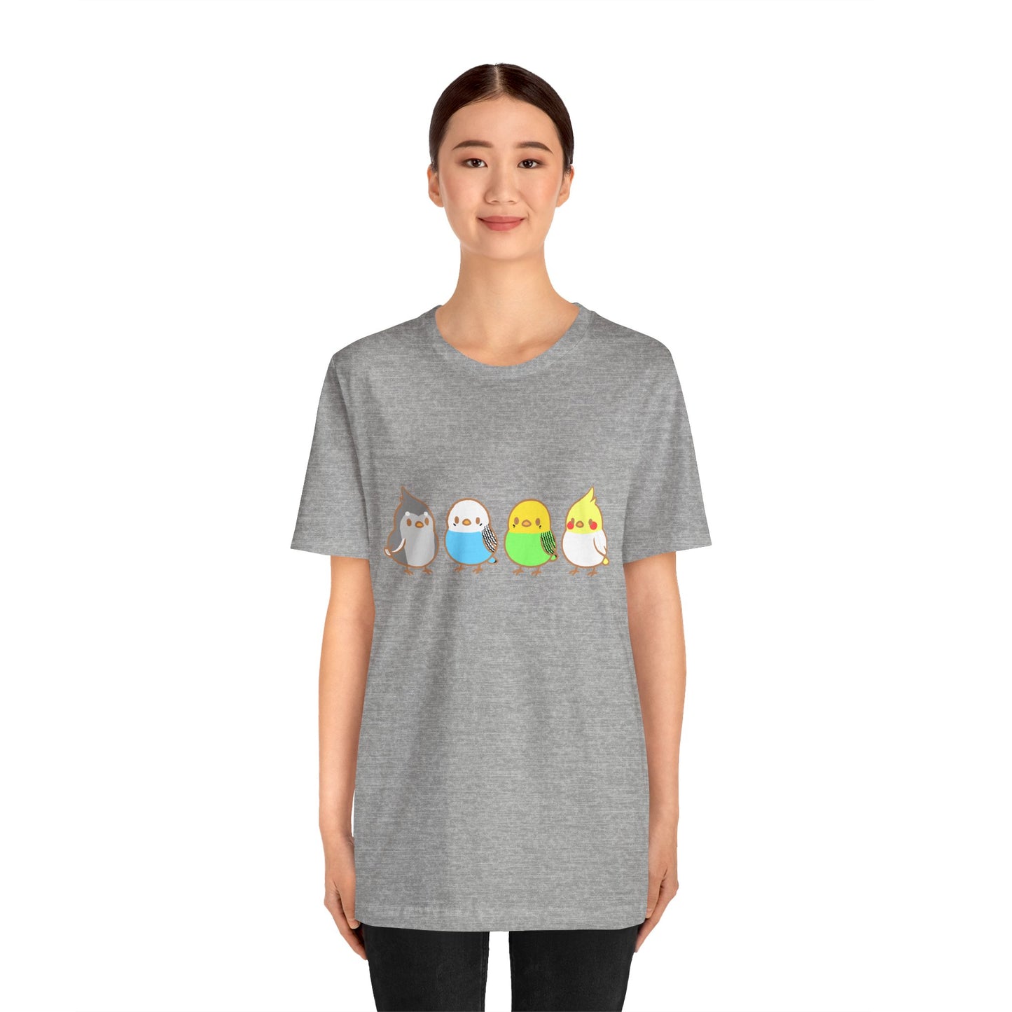 Chirpy Flock Bird T-Shirt – Cute Tee for Animal Lovers - WhimSpin - https://whimspin.com