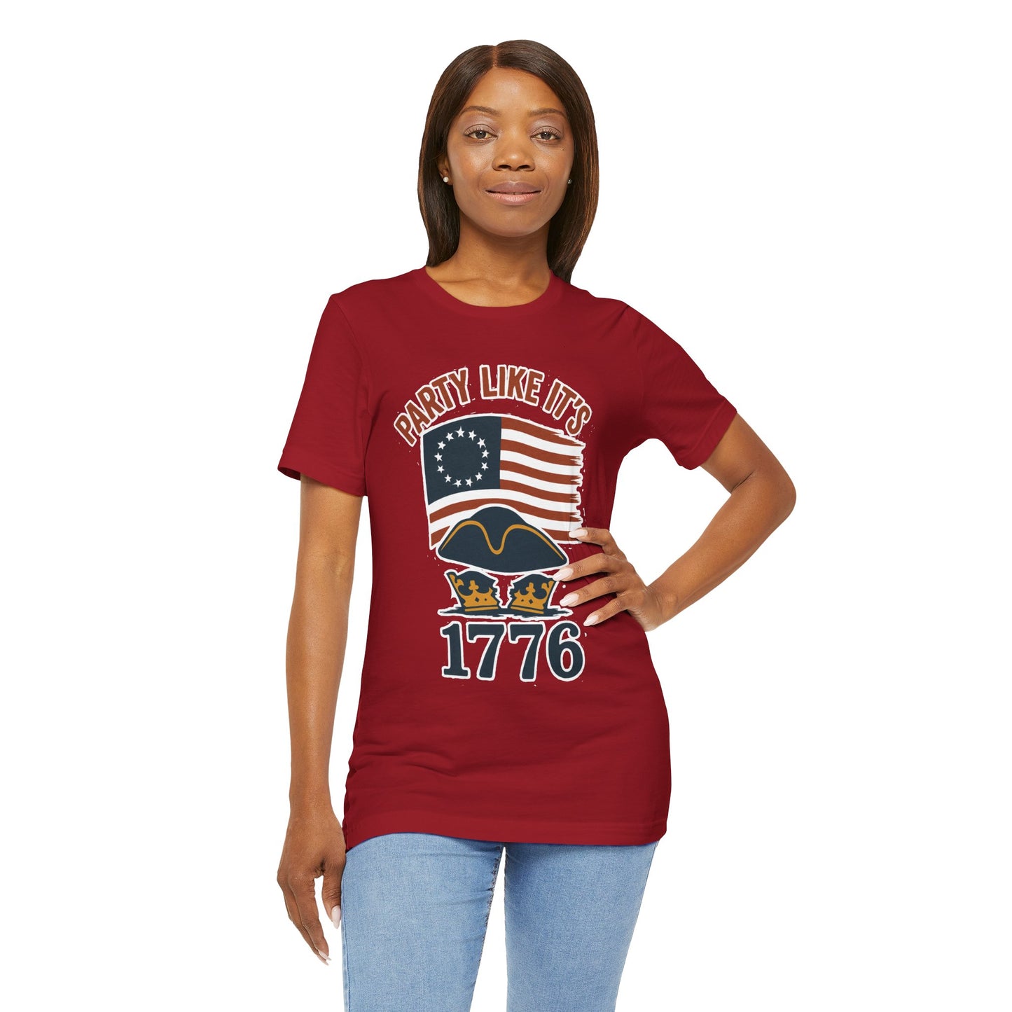 Party Like It’s 1776 T-Shirt – Revolutionary Spirit USA Tee - WhimSpin - https://whimspin.com